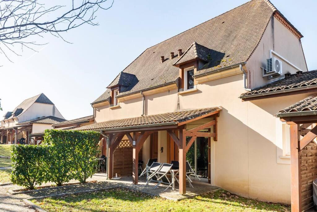 Le N5 Des Hauts De Sarlat Apt Duplex Clim, Piscine, Parking Экстерьер фото